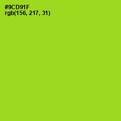 #9CD91F - Pistachio Color Image