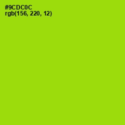 #9CDC0C - Pistachio Color Image