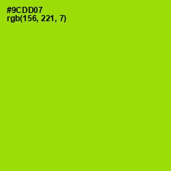 #9CDD07 - Pistachio Color Image