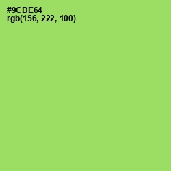 #9CDE64 - Conifer Color Image