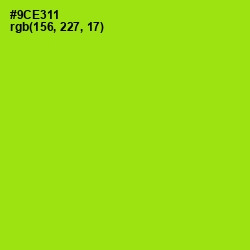 #9CE311 - Inch Worm Color Image