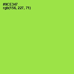 #9CE347 - Conifer Color Image