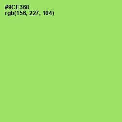 #9CE368 - Conifer Color Image