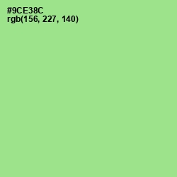 #9CE38C - Granny Smith Apple Color Image