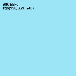 #9CE5F6 - Anakiwa Color Image