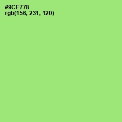 #9CE778 - Conifer Color Image