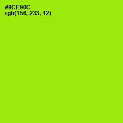 #9CE90C - Inch Worm Color Image