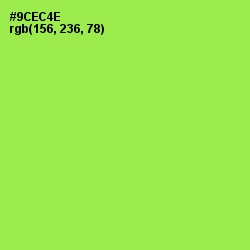 #9CEC4E - Conifer Color Image