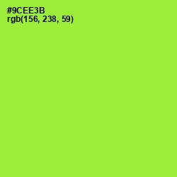 #9CEE3B - Green Yellow Color Image