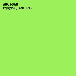 #9CF059 - Conifer Color Image