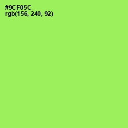 #9CF05C - Conifer Color Image