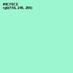 #9CF6CE - Riptide Color Image
