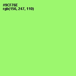 #9CF76E - Conifer Color Image