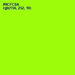 #9CFC0A - Inch Worm Color Image