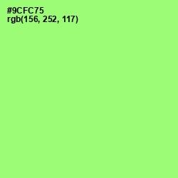 #9CFC75 - Conifer Color Image