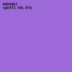 #9D68D7 - Amethyst Color Image