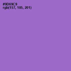 #9D69C9 - Amethyst Color Image