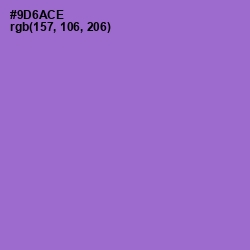 #9D6ACE - Amethyst Color Image