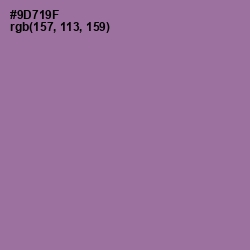 #9D719F - Mountbatten Pink Color Image