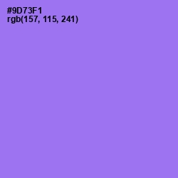 #9D73F1 - Medium Purple Color Image