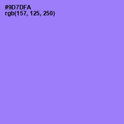 #9D7DFA - Medium Purple Color Image