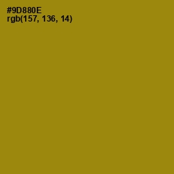 #9D880E - Reef Gold Color Image