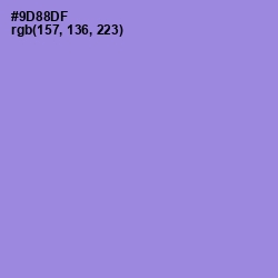 #9D88DF - Chetwode Blue Color Image
