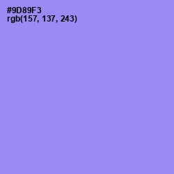 #9D89F3 - Portage Color Image