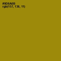 #9D8A0B - Reef Gold Color Image