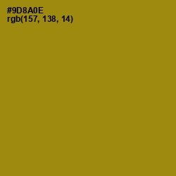 #9D8A0E - Reef Gold Color Image