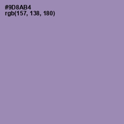 #9D8AB4 - Manatee Color Image