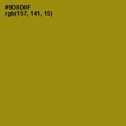 #9D8D0F - Reef Gold Color Image