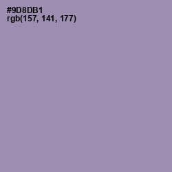 #9D8DB1 - Manatee Color Image