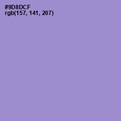 #9D8DCF - Blue Bell Color Image