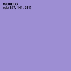 #9D8DD3 - Blue Bell Color Image