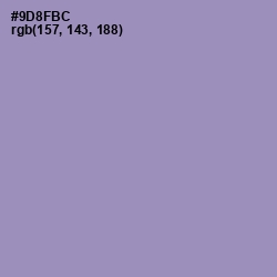 #9D8FBC - Manatee Color Image