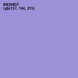 #9D90D7 - Blue Bell Color Image