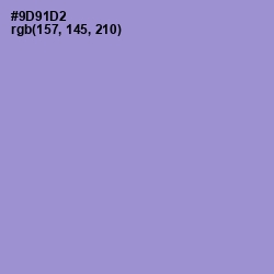 #9D91D2 - Blue Bell Color Image