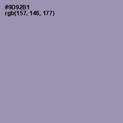 #9D92B1 - Manatee Color Image