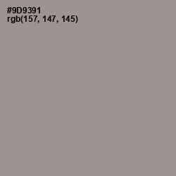 #9D9391 - Mountain Mist Color Image