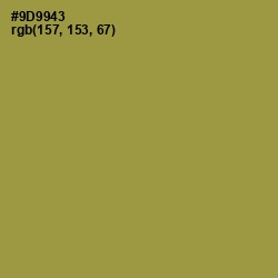 #9D9943 - Limed Oak Color Image