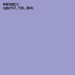 #9D9BCC - Blue Bell Color Image