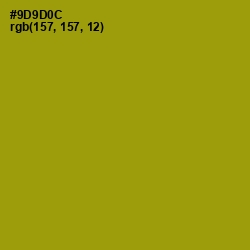 #9D9D0C - Reef Gold Color Image