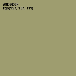 #9D9D6F - Gurkha Color Image