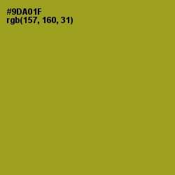 #9DA01F - Citron Color Image