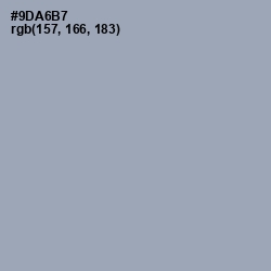 #9DA6B7 - Santas Gray Color Image