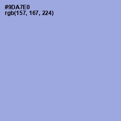 #9DA7E0 - Jordy Blue Color Image