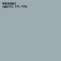 #9DABB2 - Gull Gray Color Image