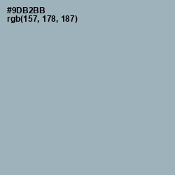 #9DB2BB - Gull Gray Color Image