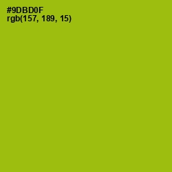 #9DBD0F - Citron Color Image